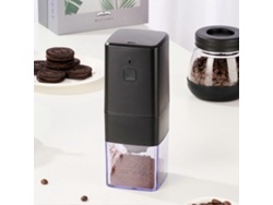 Molinillo de café eléctrico portátil negro con carga USB, automático y compacto para uso doméstico. Rosewell