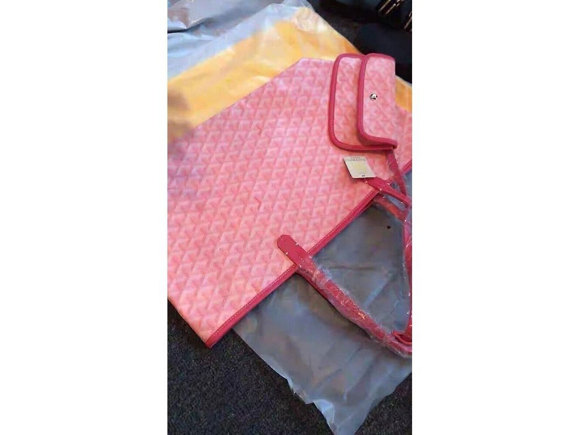 2026-bolso Tote Goyard Dog Tooth De Gran Capacidad Para Mamá Con Logo De Marca En Pvc, Estilo Tendencia