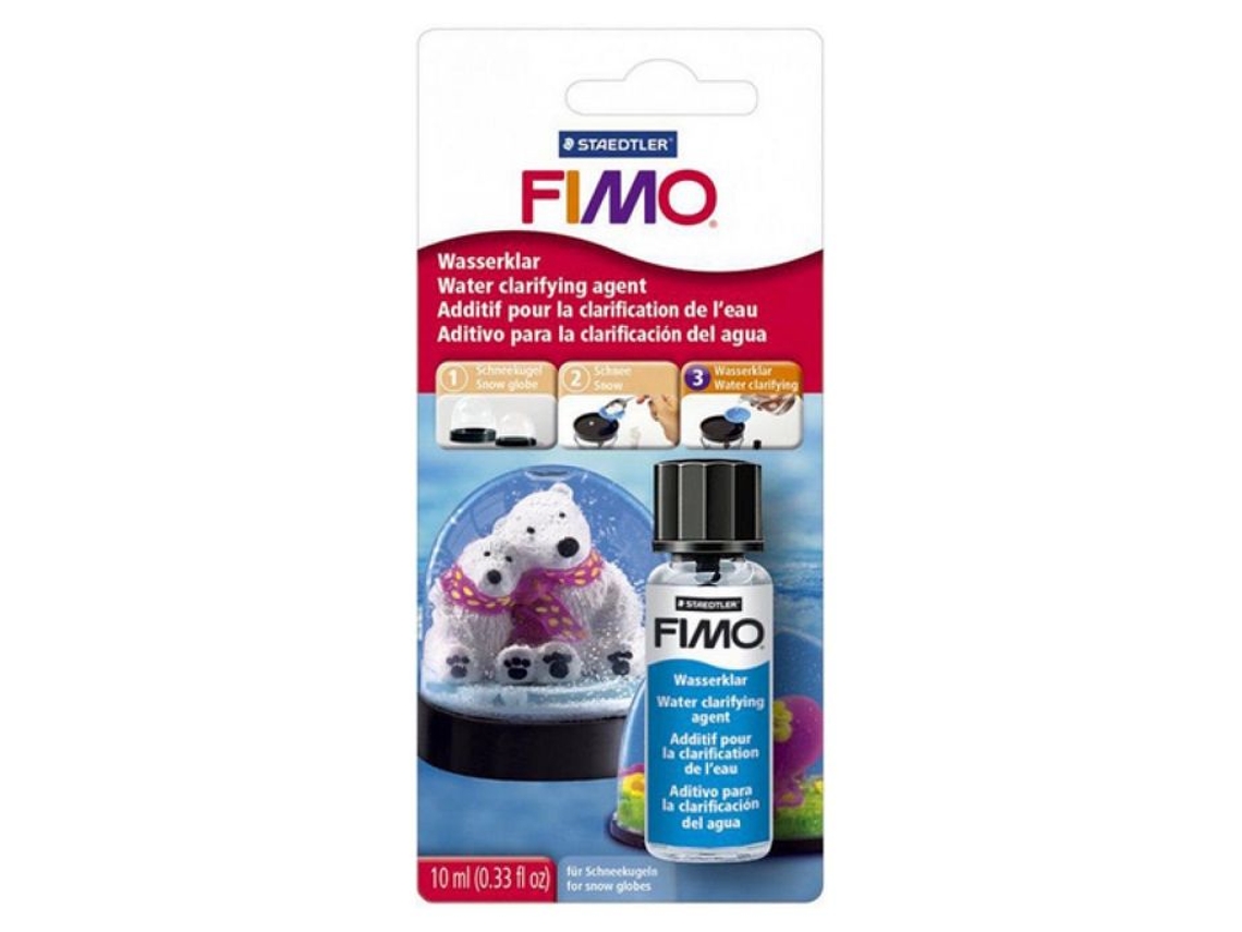 Aditivo clarificador de agua Fimo para bolas de nieve de plástico Multicolor Rojo