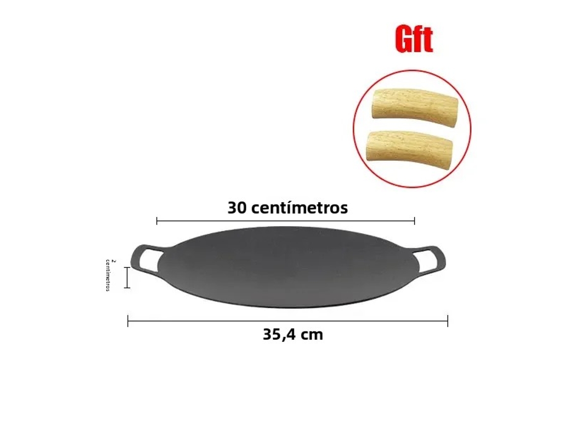 Sartén parrilla multifuncional de 32 cm MDUG