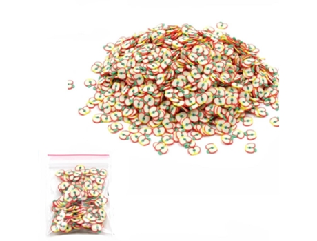 Rebanadas de fruta kit de adición de relleno de encantos de limo, limo esponjoso polímero diy nube limo decoración diapositiva masilla arcilla jugu...