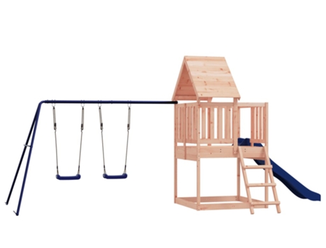 Parque Infantil De Exterior VIDAXL Marrón Madera