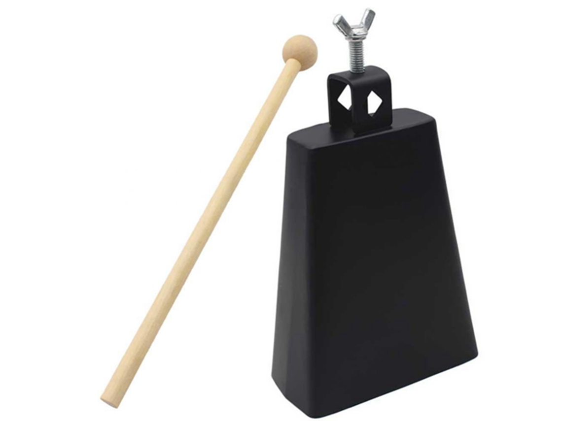 Cencerro de percusión (6 pulgadas, metal)