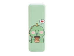 Unidad Flash Usb Para Computadora Y Coche Almacenamiento Creativo De Empuje Y Tirón Regalo Dinosaurio Pequeño De Té Con Leche 32gb