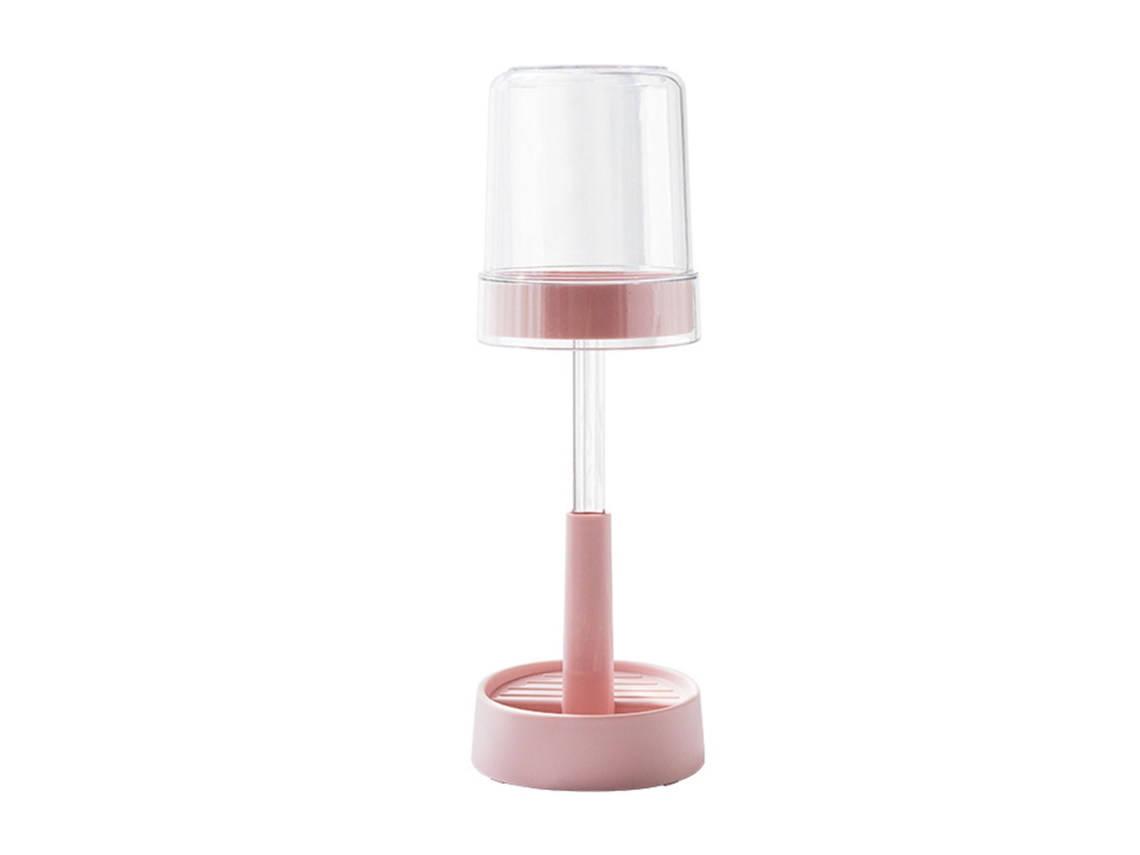 Portacepillos ajustable para estudiantes, color rosa