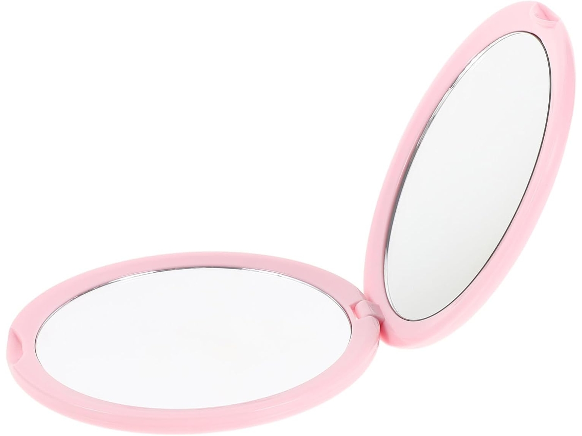 5pièces Espejo Grossissant Portátil Compacto Rond Pliable Doble Face Pour Maquillaje Voyage Mujers