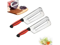 Juego de 2 piezas de cortadores multifuncionales para verduras y repollo, para rallar y pelar fruta.