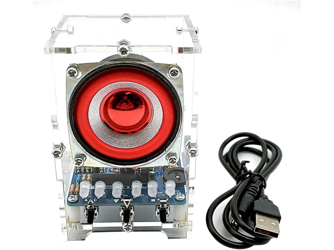 Kit De Altavoces Bluetooth Para Armar Uno Mismo, Dc 5v Lm386, 4ohm, 5w.