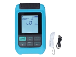 Medidor De Potencia De Fibra Óptica Recargable -70~+3dbm 4 En 1 Con Linterna E Interfaz Universal
