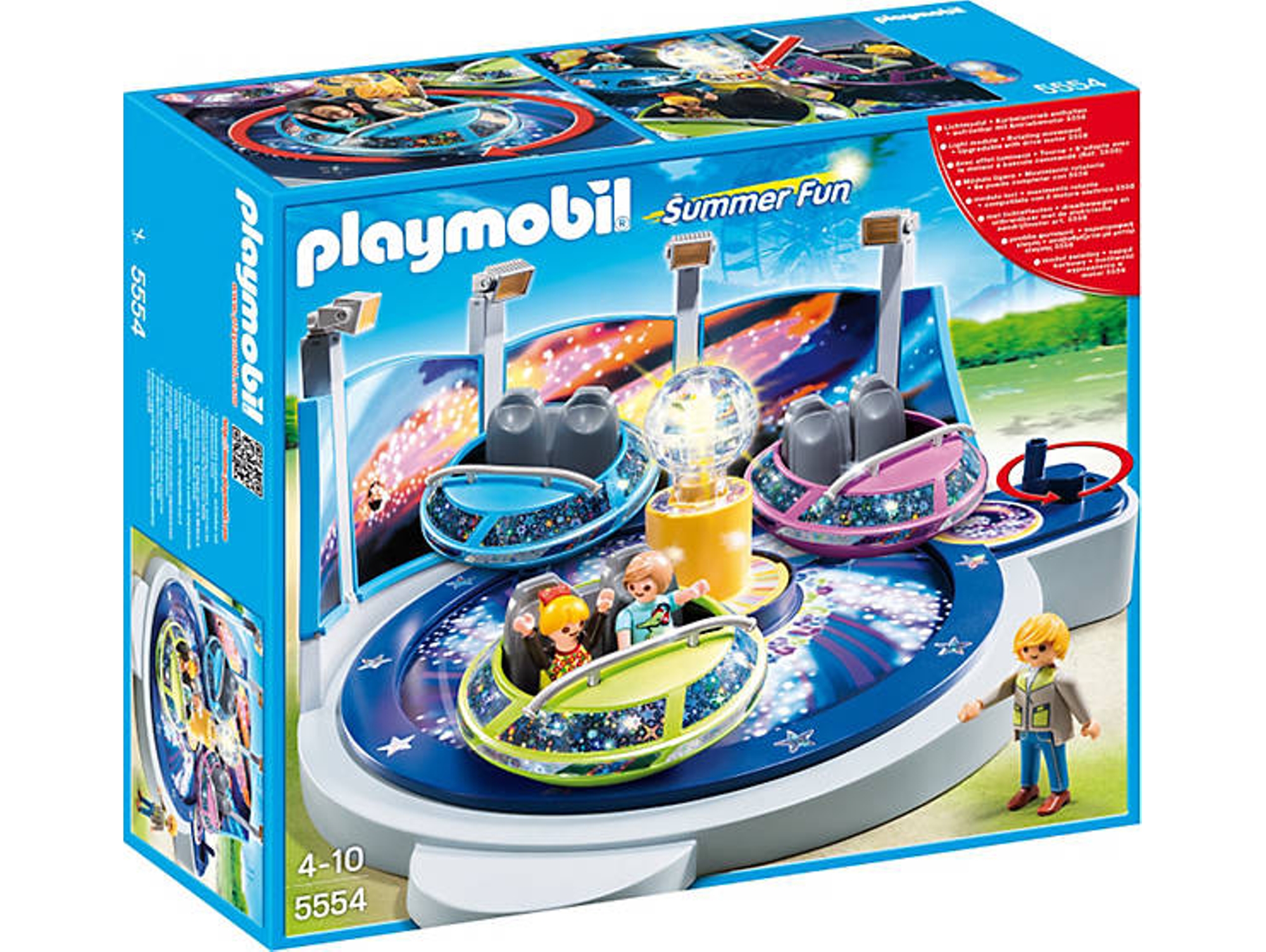 PLAYMOBIL Summer Fun: Carrusel en naves espaciales (Edad Mínima: 4)