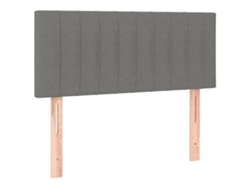 Maison Exclusive - Cabecero De Tela Gris Oscuro 100x5x78/88 Cm