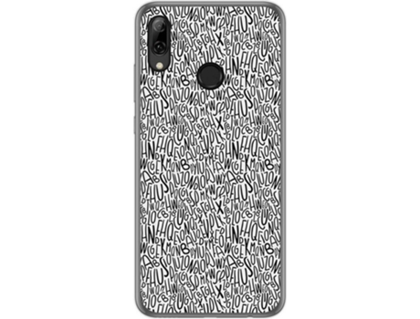 Carcasa Huawei P Smart 2019 TUMUNDOSMARTPHONE Letras Multicolor