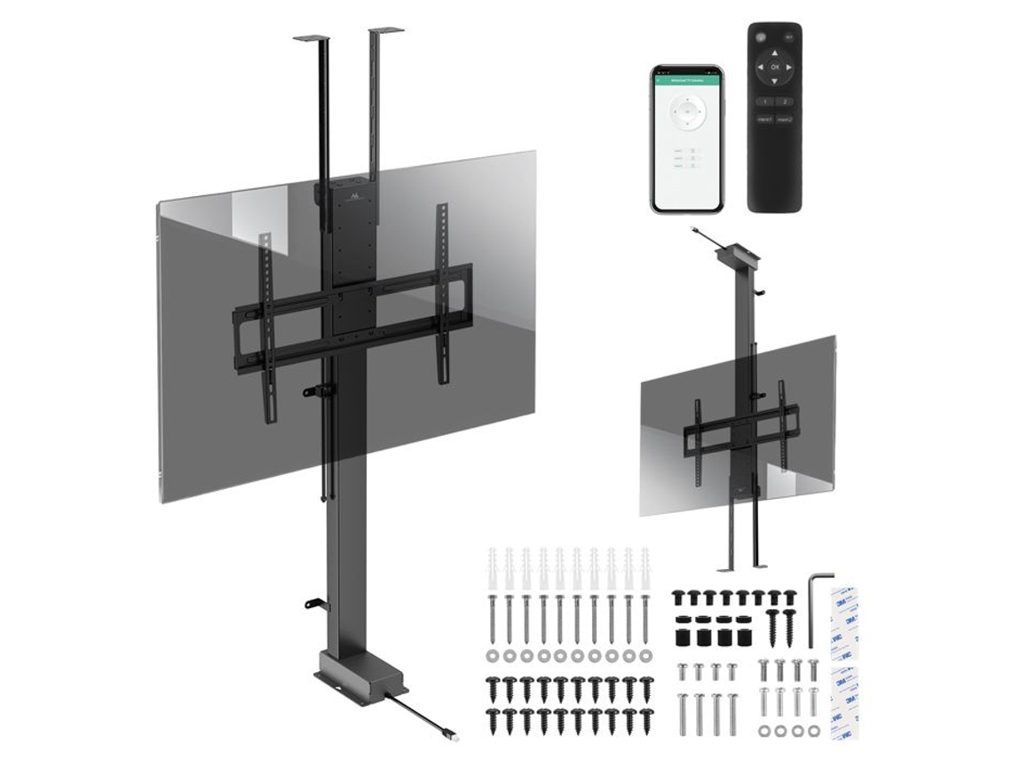 Percha eléctrica para techo y suelo, tira Maclean, 43 88, VESA 600x400, máximo 60 kg, 100 240 V CA, 50/60 Hz