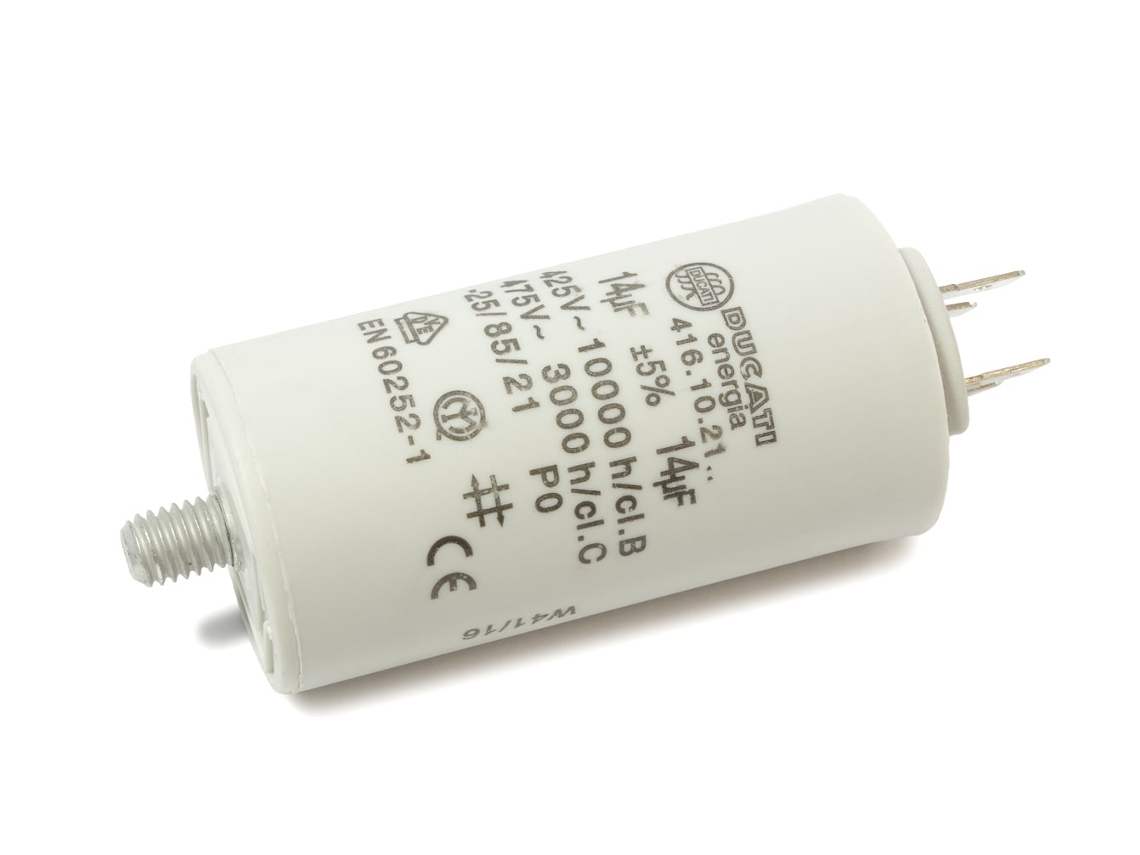 Condensador 14µf - Ducati Para Lavadora Cap722un