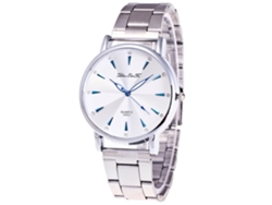Reloj De Pulsera Analógico Con Correa De Acero, Dial Redondo, Cuarzo, Para Hombres, Moderno