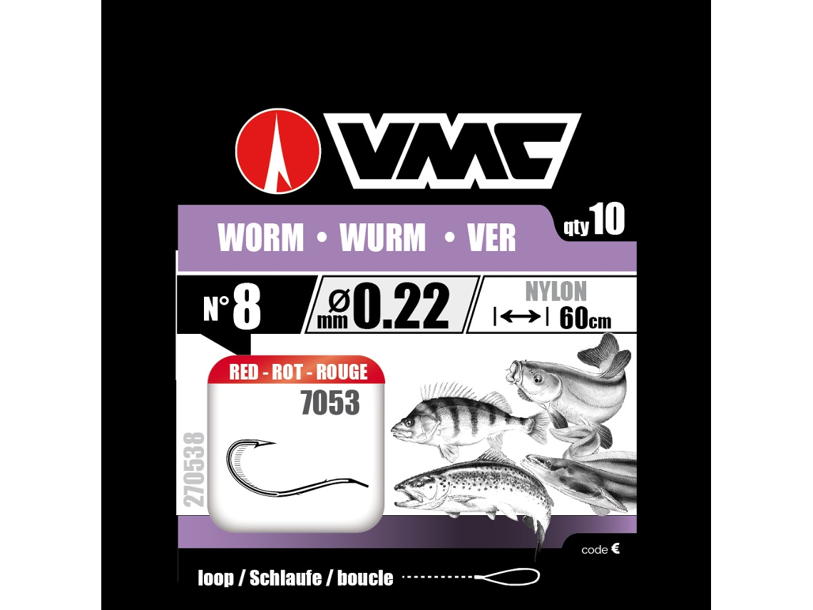 Gancho VMC Geb. Wurm Rot