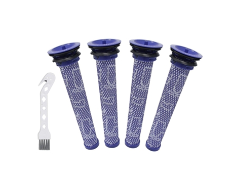 4pcs pré-filtro compatível com filtro de vácuo dyson v6, v7, v8, dc58