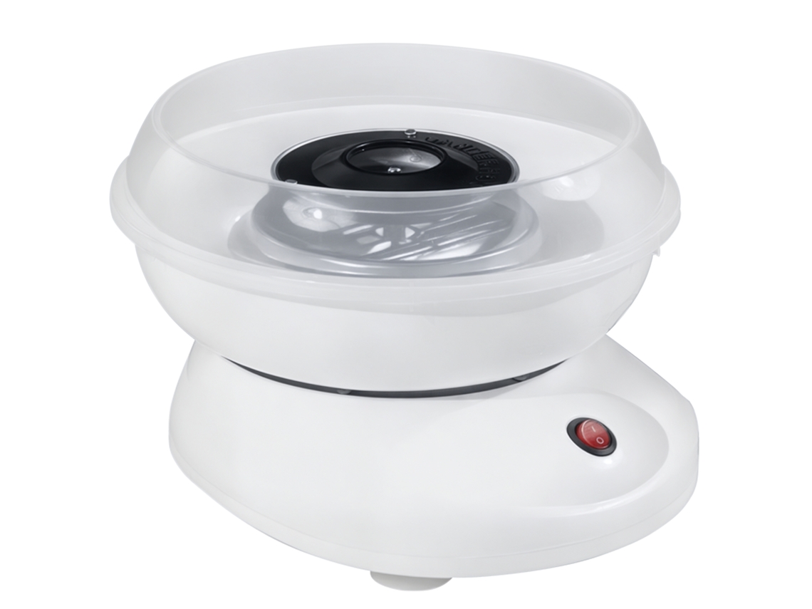 Máquina Algodón Azúcar 550w Uso Doméstico Palitos Fiestas Blanco