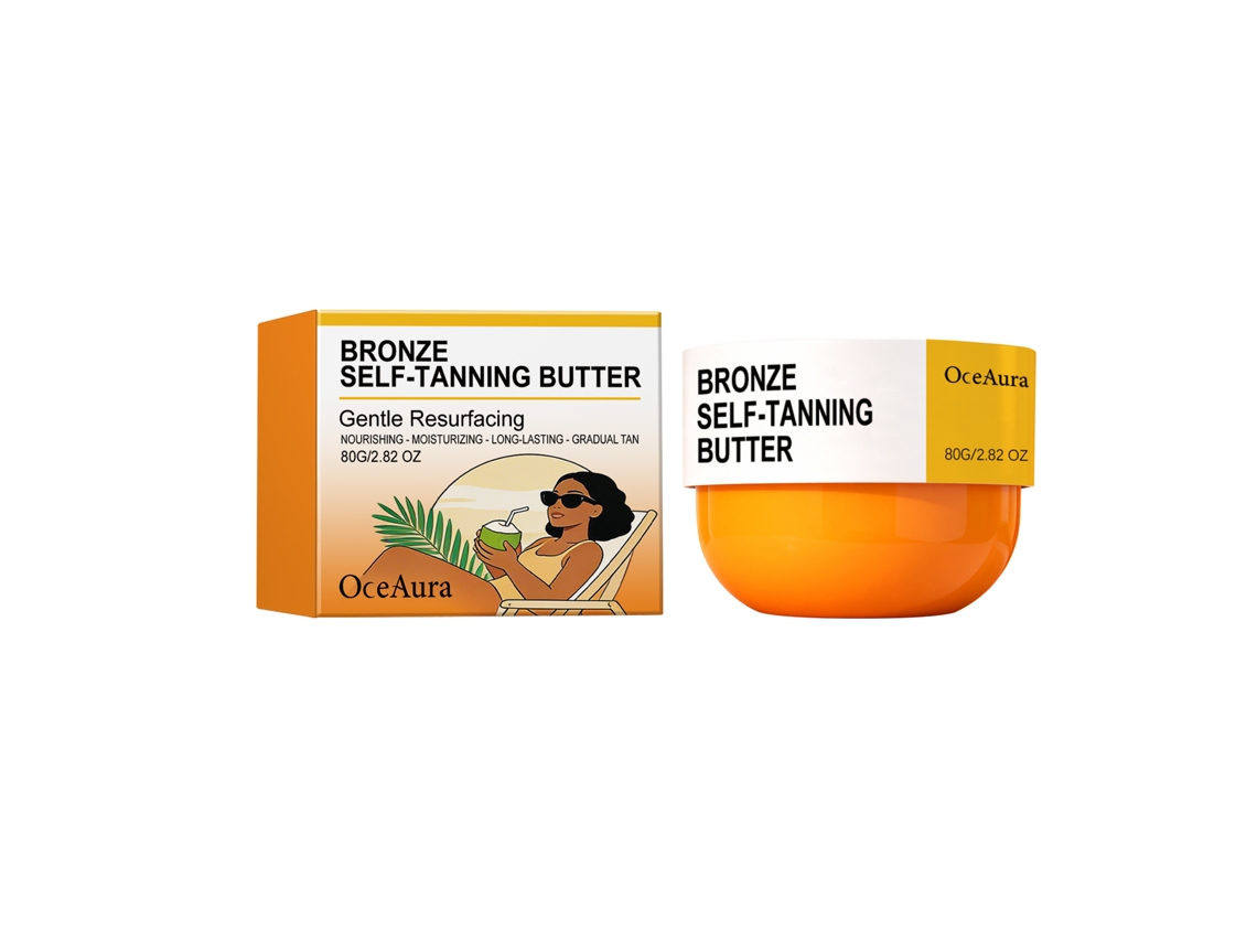 Crema hidratante autobronceadora eficaz para una piel radiante.