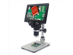 Microscopio digital USB portátil de 1200x, pantalla LCD de 7 pulgadas, soldadura de vídeo.