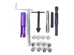 Kit De Reparación De Roscas M16 X 2.0 Con 12 Casquillos Para Tornillos (1d, 1.5d, 2d) Para Roscas Dañadas.