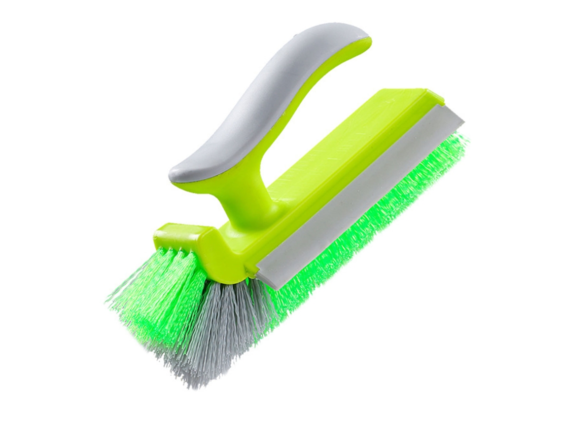 Cepillo de limpieza de esquinas Baok con cerdas en forma de V para ducha, baño, azulejos, cocina y césped.