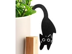 Colgador De Maceta Con Forma De Gato Genérico: Macetero Colgante, Decoración Para Estatuas Hechas A Mano, Jarrón Que