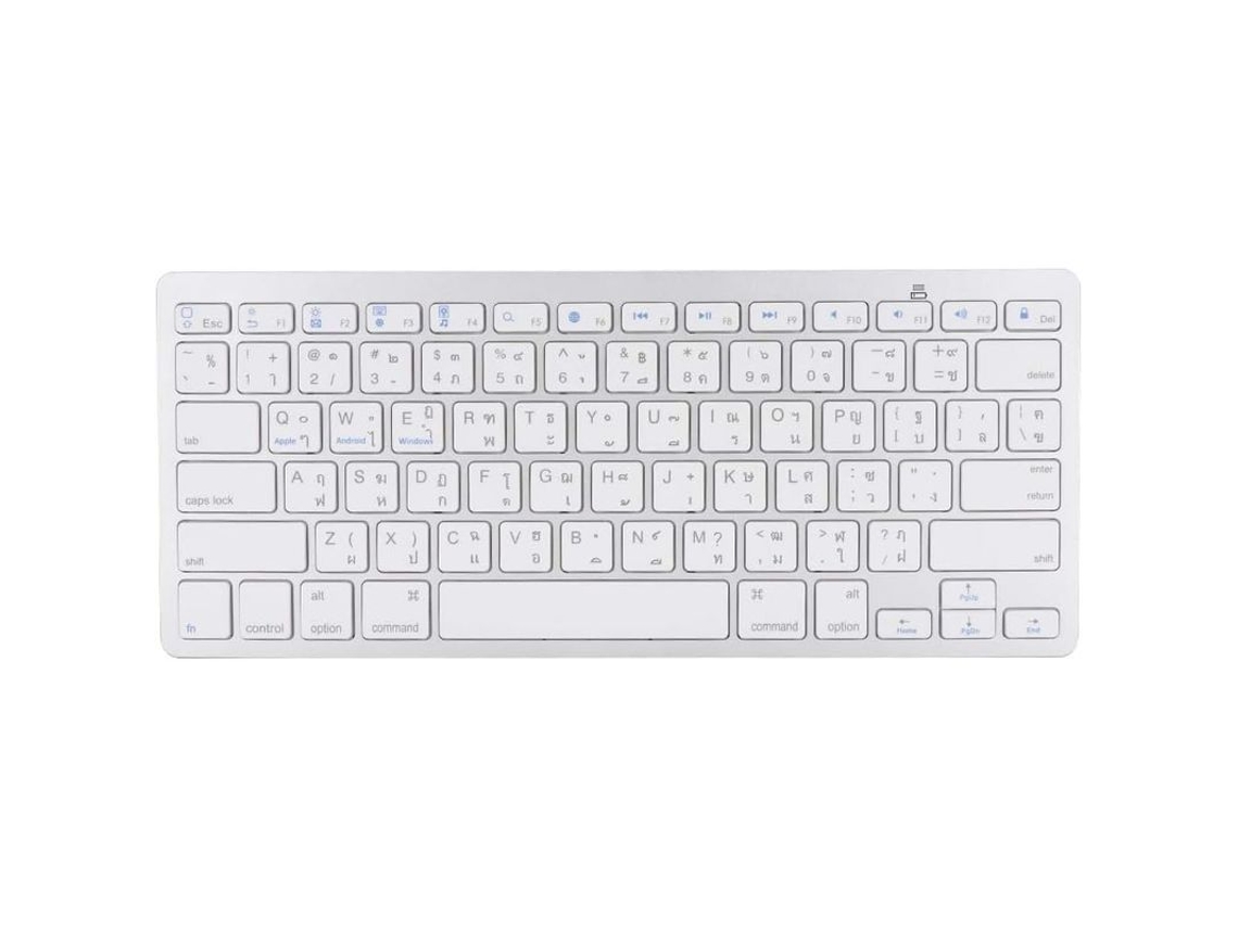 Teclado Bluetooth Multifuncional Ultrafino Con 78 Teclas, Idioma Árabe, Compatible Con Ios/android/windows.