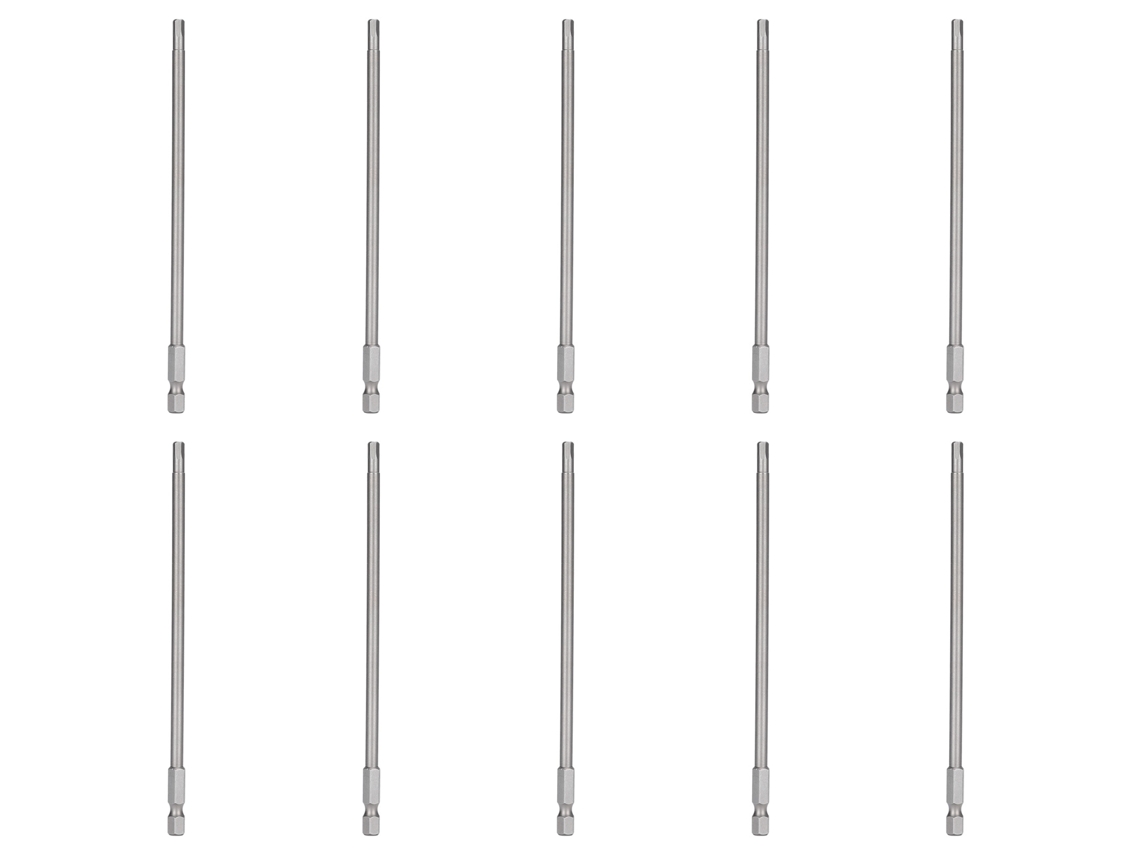 10 Puntas Hexagonales Magnéticas De 4 Mm Para Destornillador Eléctrico, Acero S2, Herramienta Manual De 150 Mm