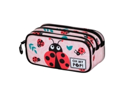Oh My Pop Ladybug Estuche Portatodo Trick FAN 2.2, Rosa OH MY POP!