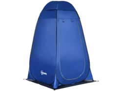Tienda De Ducha/inodoro Plegable Azul Oscuro Para Camping