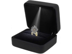 Organizador de acrílico transparente para uñas, joyas y accesorios, con 21 compartimentos para aretes, anillos, collares y cuentas. Hengjian