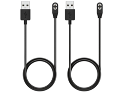 Cargador para SIURN Shokz Openrun/Openrun Pro/Openrun Mini/Aftershokz Aeropex y Opencomm, (paquete de 2, 3,3 pies/1M)