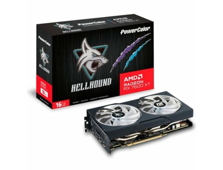 Tarjeta Gráfica POWERCOLOR RX7600XT 16G-L/OC (GDDR6 - RADEON RX 7600 XT)