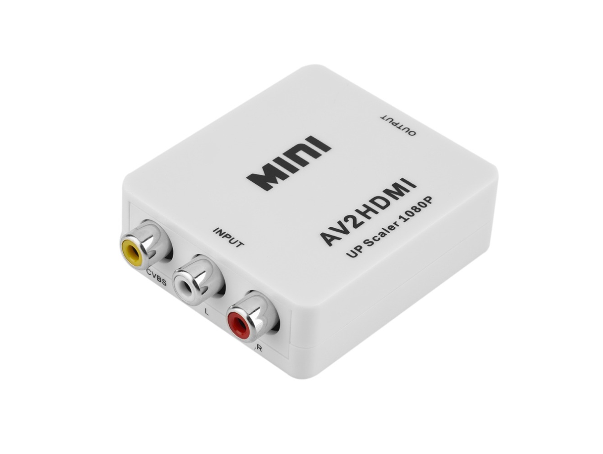 Convertidor RCA AV 2 a HDMI (Blanco)