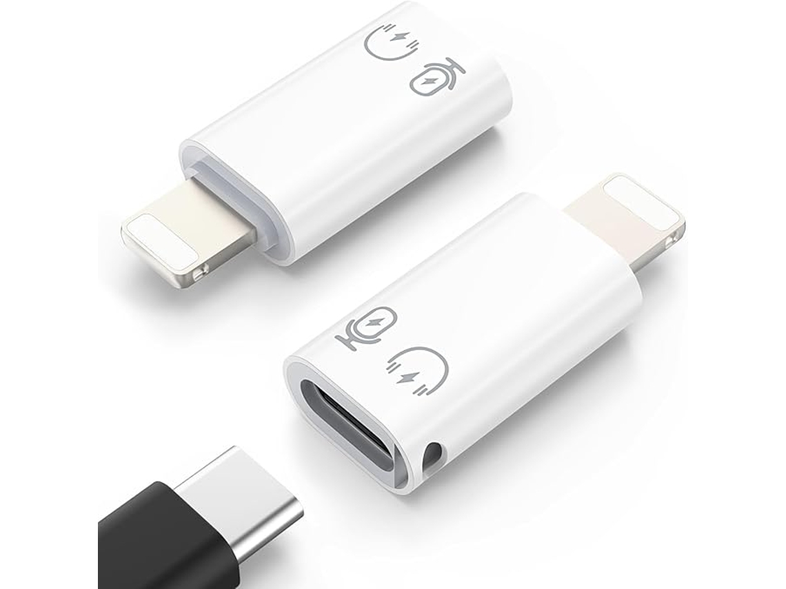 Adaptador De Carga 3 En 1 - Adaptador Usb C A Lightning De Moko - Compatible Con Apple 14/13/12/11