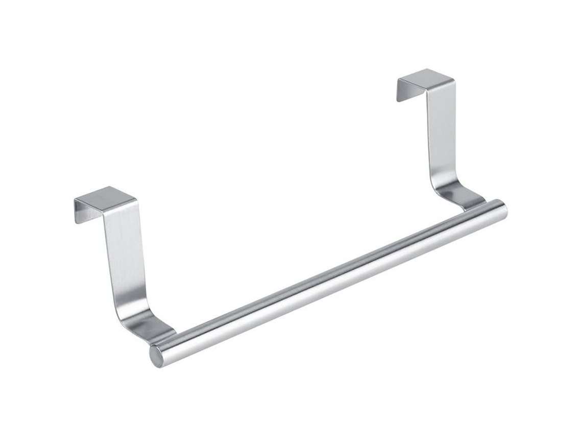 Suporte para toalhas em aço inoxidável 2026 para banheiro e cozinha, com prateleira e gaveta de 23 cm.