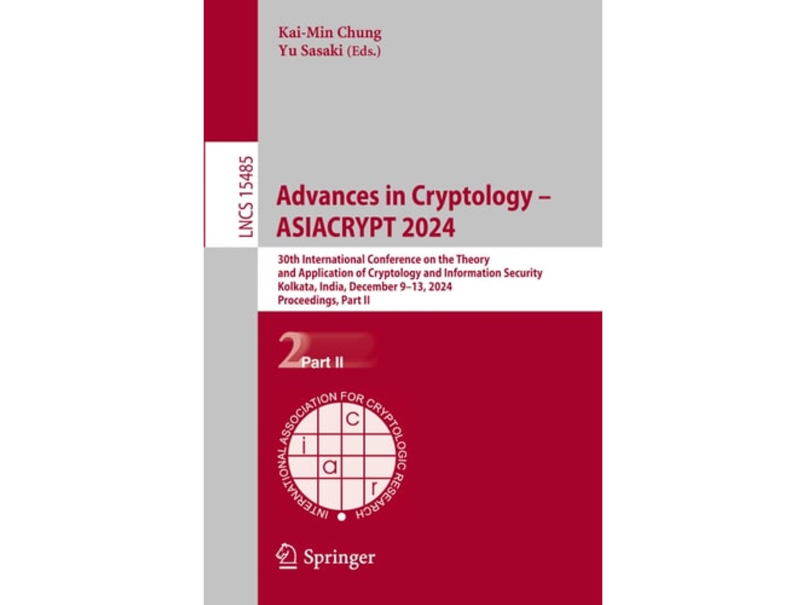 Libro Advances In Cryptology – Asiacrypt 2024 De Kai-min Chung E Yu Sasaki (inglés)
