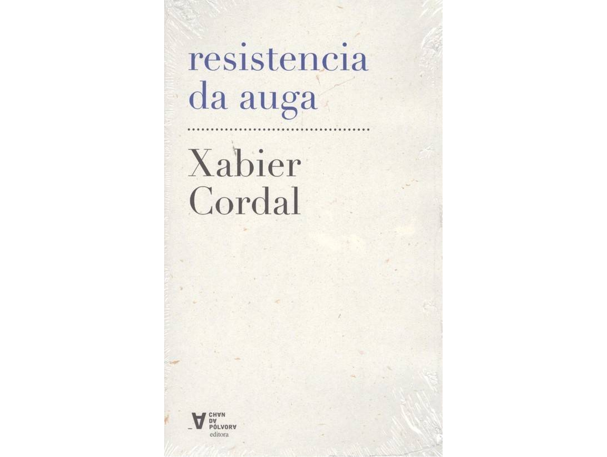 Libro Resistencia Da Auga de Xabier Cordal (Galego)