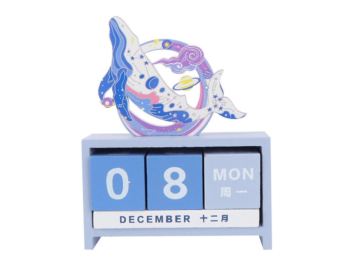 El nuevo calendario de madera de oficina especial de 1 pieza ALLINLESS