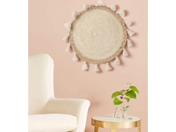 Cesta tejida de mimbre, cesta colgante pequeña, decoración de pared, macramé, decoración bohemia para el hogar