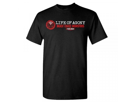 Camiseta ROCKINSTONE con foto Life Of Agony Beast Coast 2020 (XXXL)
