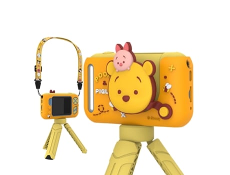 Cámara compacta para Niños Cámara de Dibujos Animados 3.5 Pulgadas 32 Gb Amarillo