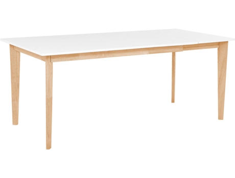 Mesa de Comedor Extensible Sola (Blanco - MDF -140/180x90x75 cm)