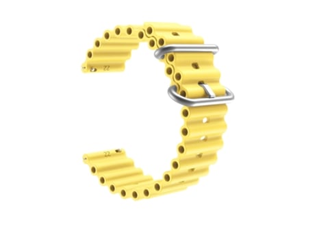 Correa Pulsera Round Amarillo para Ticwatch Pro
