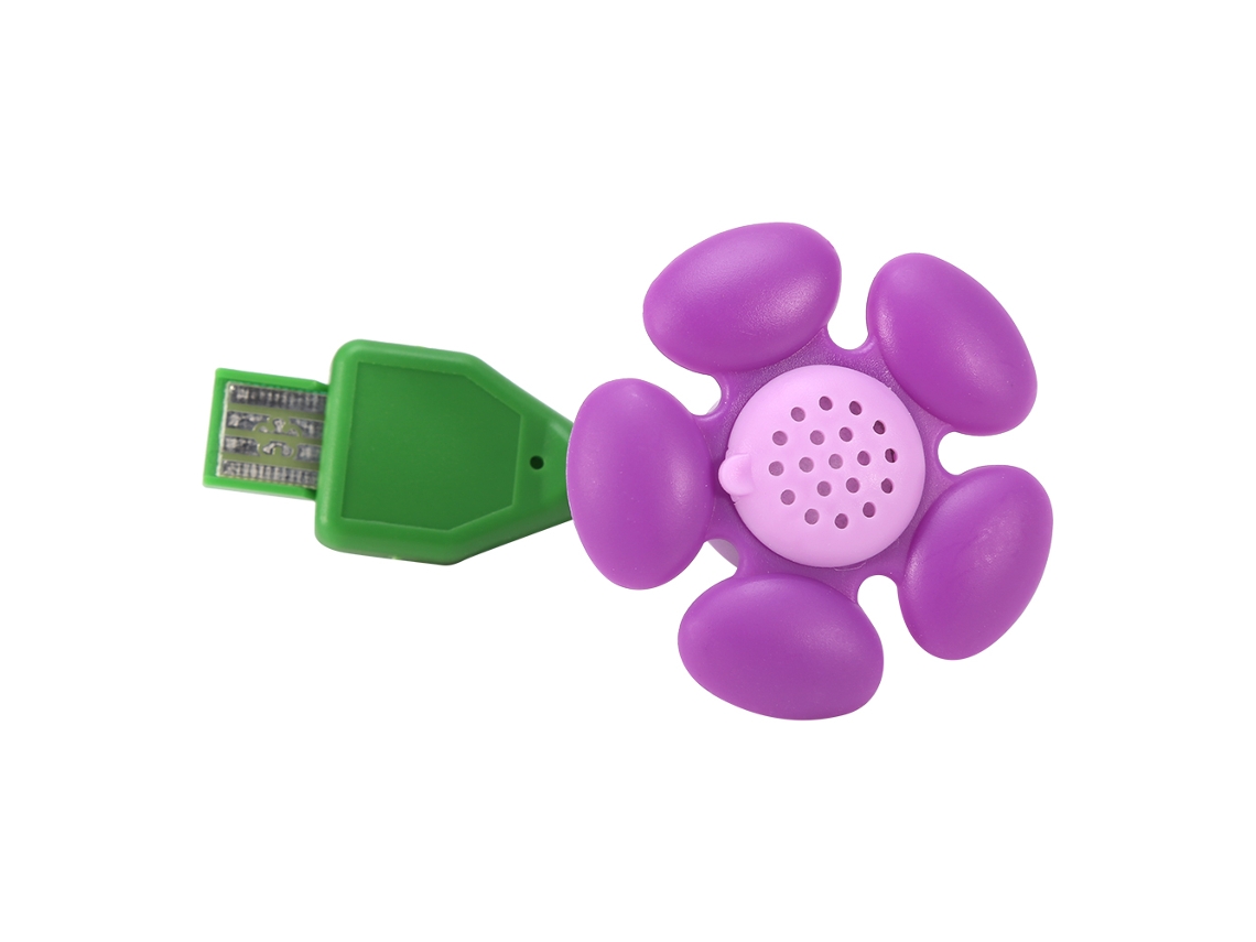 Difusor de aroma USB, minihumidificador flexible para el hogar, la oficina y el coche (morado)