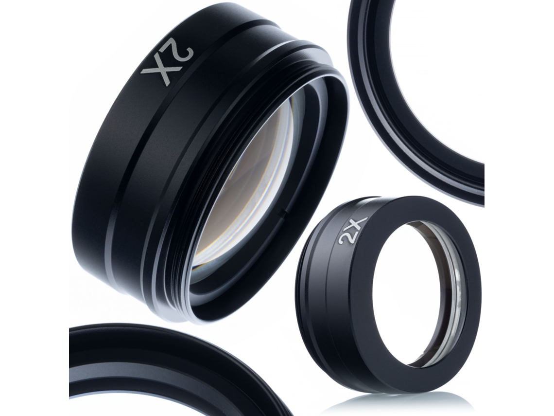 Lente para microscopio digital Earth Pro 2x – 2 aumentos | Rosca de 42 mm | Alta calidad