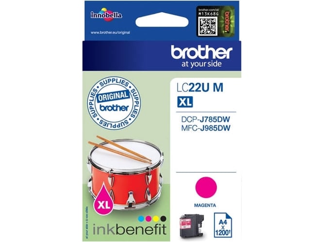 Cartucho de tinta BROTHER LC-22UM