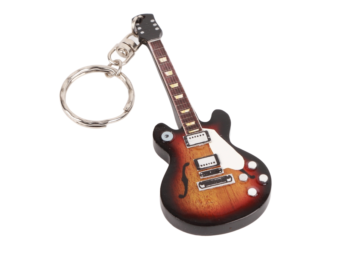 Lindo Llavero De Mini Guitarra, Regalo Para Amantes De La Música Y Estudiantes 04