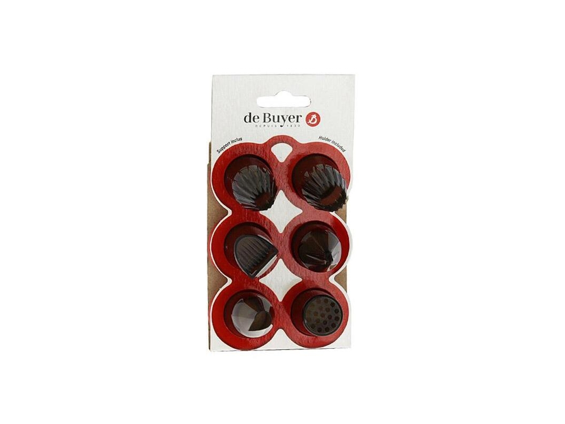 Juego de 6 manguitos especiales para pastelería DE BUYER Le Tube